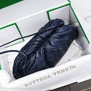 	 Bottega Veneta Navy The Mini Pouch 22×12×7cm - 2