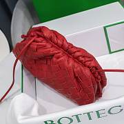 Bottega Veneta Red The Mini Pouch 22×12×7cm - 5