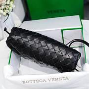 Bottega Veneta Black The Mini Pouch 22×12×7cm - 4