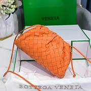 Bottega Veneta Nappa Orange The Mini Pouch 22×12×7cm - 3