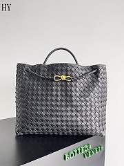 Bottega Venet Andiamo Ribbon Black 45*22*34cm - 1