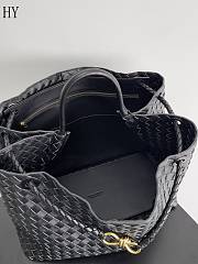 Bottega Venet Andiamo Ribbon Black 45*22*34cm - 5