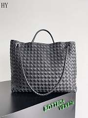 Bottega Venet Andiamo Ribbon Black 45*22*34cm - 4