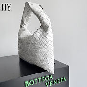 Bottega Venet Hop Lunar White 41*20*8cm - 5