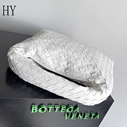 Bottega Venet Hop Lunar White 41*20*8cm - 2