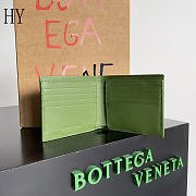 Bottega Veneta Intrecciato Bi-Fold Wallet Tea Leaf 11*9.5*1cm - 4