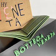 Bottega Veneta Intrecciato Bi-Fold Wallet Tea Leaf 11*9.5*1cm - 3