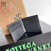 Bottega Veneta Cassette Bi-Fold Wallet Black 10.5*8.8*2.5 - 5