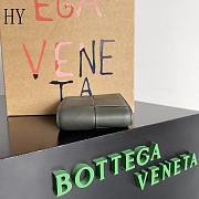 Bottega Veneta Cassette Bi-Fold Wallet Olive 10.5*8.8*2.5 - 4