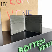 Bottega Veneta Cassette Bi-Fold Wallet Olive 10.5*8.8*2.5 - 3