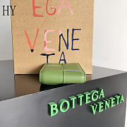 Bottega Veneta Cassette Bi-Fold Wallet Tea Leaf 10.5*8.8*2.5 - 4