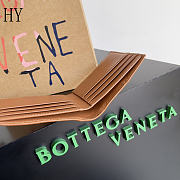 Bottega Veneta Cassette Bi-Fold Wallet Wood 10.5*8.8*2.5cm - 5