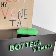 Bottega Veneta Cassette Bi-Fold Wallet Green 10.5*8.8*2.5 - 2