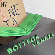 Bottega Veneta Cassette Bi-Fold Wallet Green 10.5*8.8*2.5 - 4