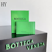 Bottega Veneta Cassette Credit Card Case Green 11x7x0.5cm - 5