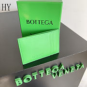 Bottega Veneta Cassette Credit Card Case Green 11x7x0.5cm - 4