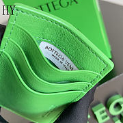 Bottega Veneta Cassette Credit Card Case Green 11x7x0.5cm - 2