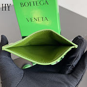 Bottega Veneta Cassette Credit Card Case Tea Leaf 11x7x0.5cm - 3