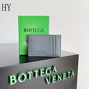 Bottega Veneta Cassette Credit Card Case Grey 11x7x0.5cm - 4