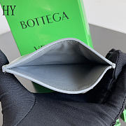 Bottega Veneta Cassette Credit Card Case Grey 11x7x0.5cm - 2