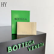 Bottega Veneta Cassette Credit Card Case Beige 11x7x0.5cm - 5