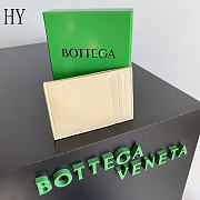 Bottega Veneta Cassette Credit Card Case Beige 11x7x0.5cm - 4