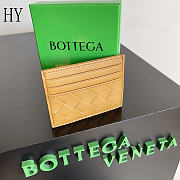 Bottega Veneta Card Holder Beige 10.5 x 8 x 0.5cm - 5