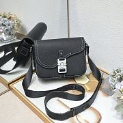 Dior Saddle Bag With Strap Black 23 x 18 x 6cm - 1