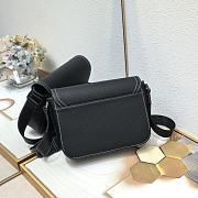 Dior Saddle Bag With Strap Black 23 x 18 x 6cm - 2