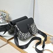 Dior Saddle Bag With Strap Oblique 23 x 18 x 6cm - 3