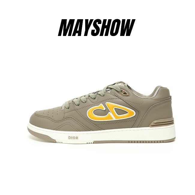 Dior x Stone Island B57 Low Sneaker Gray Yellow - 3SN318ZDL_H822 - 1