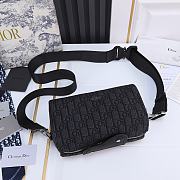 Dior Roller Messenger Bag Black 21.5-11-12.5cm - 5