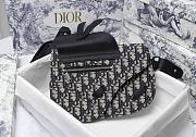 Dior Saddle Pouch Dior Oblique Jacquard 23.5x16x3cm																				 - 4