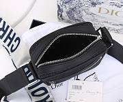 	 Dior Black Oblique Pixel Crossbody Bag 14.5×18×6cm - 5