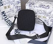 	 Dior Black Oblique Pixel Crossbody Bag 14.5×18×6cm - 3