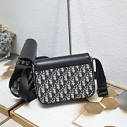 	 Dior Explorer Messenger Black Oblique Bag 23x19x8CM - 5