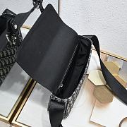 	 Dior Explorer Messenger Black Oblique Bag 23x19x8CM - 2