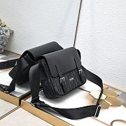 	 Dior Explorer Messenger Black Bag 23x19x8CM - 3