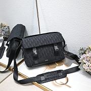 	 Dior Explorer Messenger Black Black Bag 23x19x8CM - 1