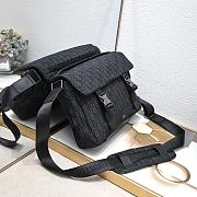 	 Dior Explorer Messenger Black Black Bag 23x19x8CM - 2