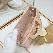 Dior Lady D-Joy Bag Patent Pink 22*6*12cm - 5