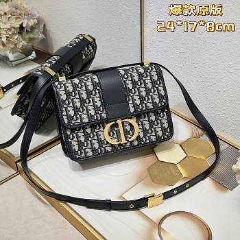  Dior Montaigne Oblique Bag 24*17*8cm