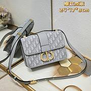 Dior Montaigne Grey Oblique Bag 24*17*8cm - 1