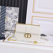 Dior Montaigne White Bag 21.5*12*6cm - 1