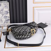 Dior Saddle Bag with Strap Oblique 25.5*20*6.5cm - 5