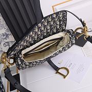 Dior Saddle Bag with Strap Oblique 25.5*20*6.5cm - 2