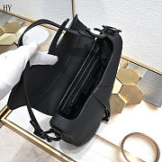 Dior Saddle Bag with Strap Black 25.5*20*6.5cm - 5