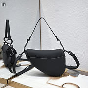 Dior Saddle Bag with Strap Black 25.5*20*6.5cm - 2