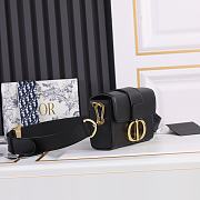 Dior Montaigne Box Bag Black 17.5*11.5*5cm - 4