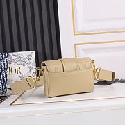 Dior Montaigne Box Bag Beige 17.5*11.5*5cm - 5